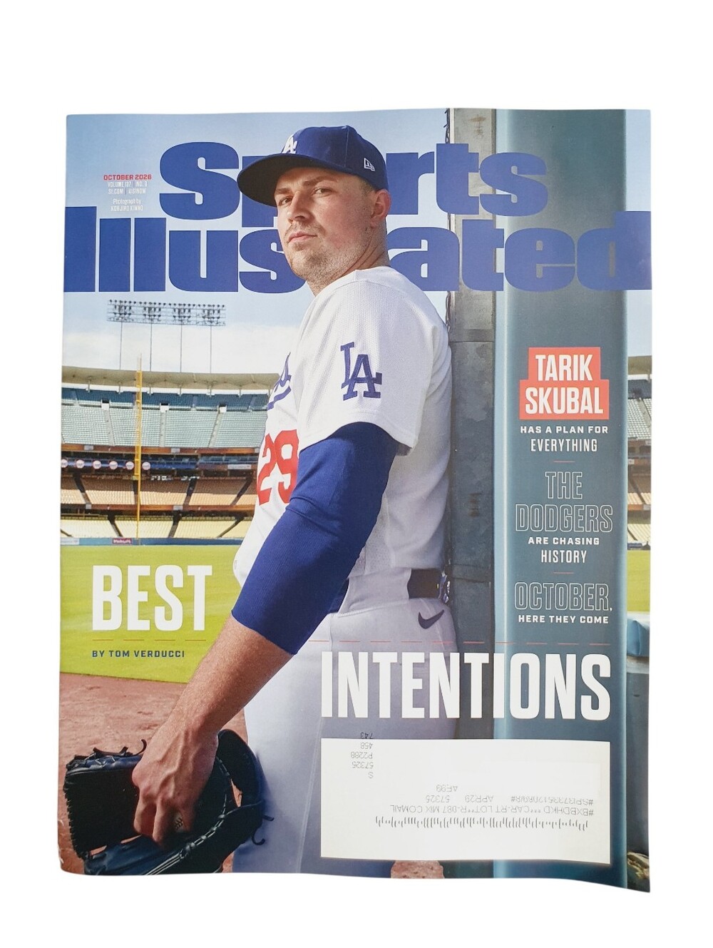 Sports Illustrated October, 2026 - Los Angeles Dodgers Pitcher Tarik Skubal